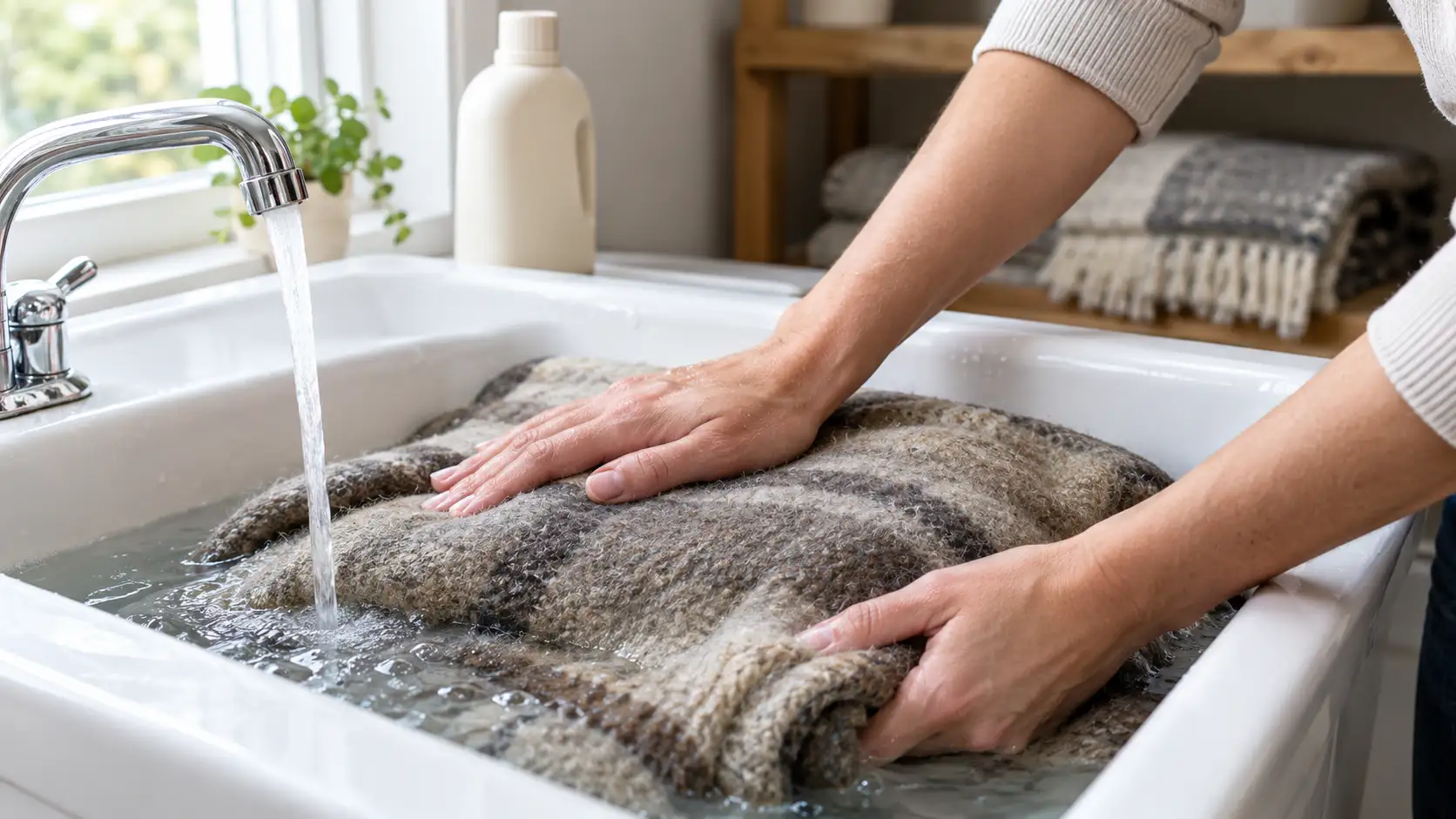 Wash a Wool Blanket